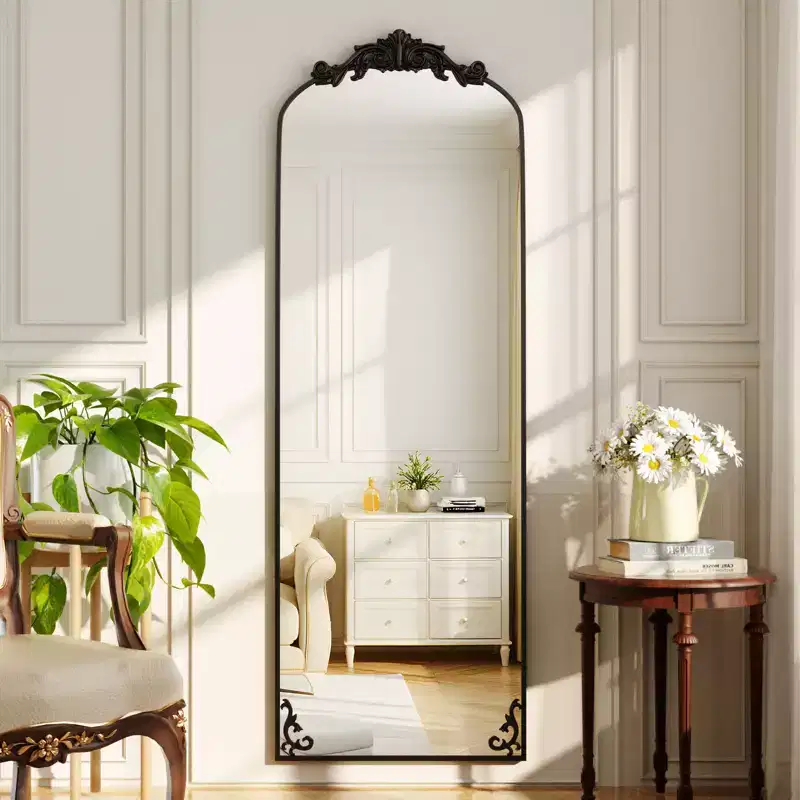 Arched Vintage Baroque Full-Length Mirrors