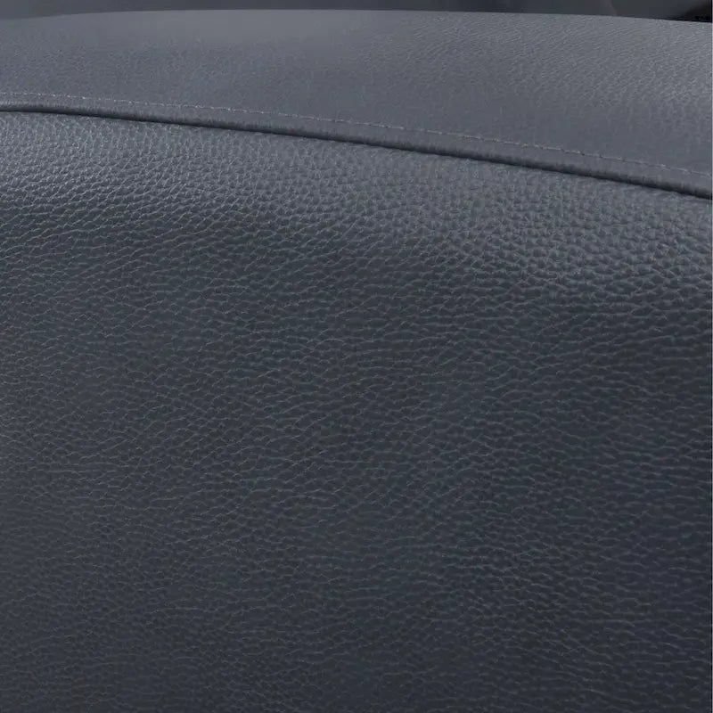 37 in. Top Grain Leather Power Glider Recliner with USB Charging and Adjustable Headrest