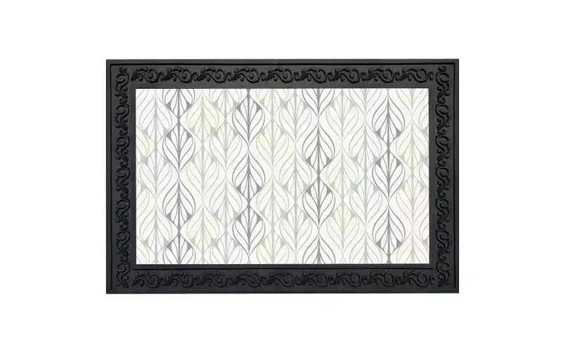 Briarwood Lane Everyday Doormat 30x18 Indoor Outdoor Flowing Leaves Doormat