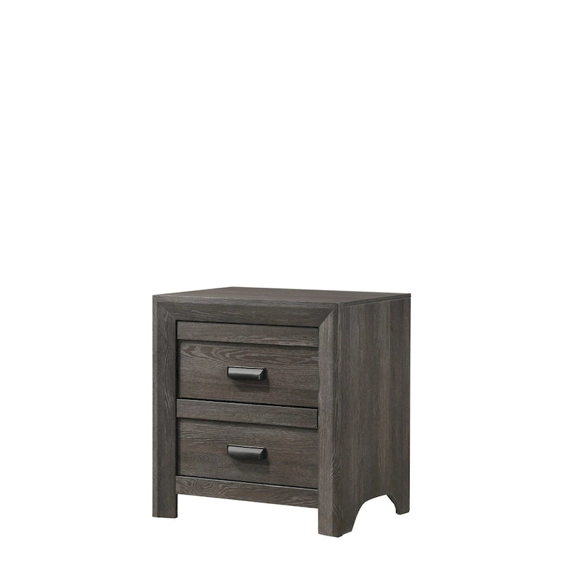 Essa 6 Piece Brown Classic Panel Bedroom Set