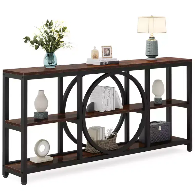 Lantine 70.9 inches 3-Tier Extra Long Console Table