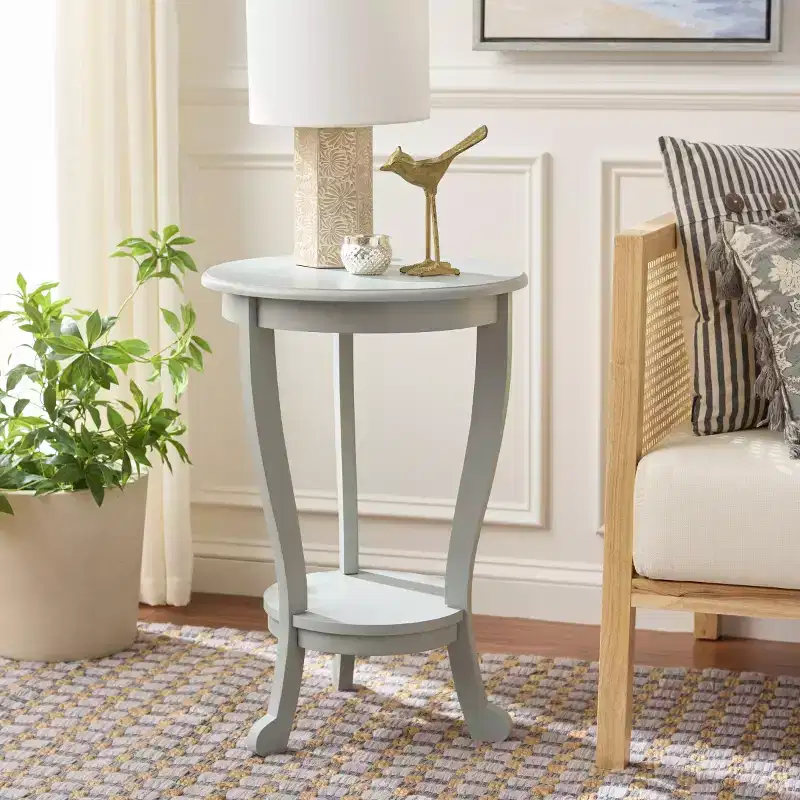 Mary Pedestal Table - AMH5711 - Safavieh Couture