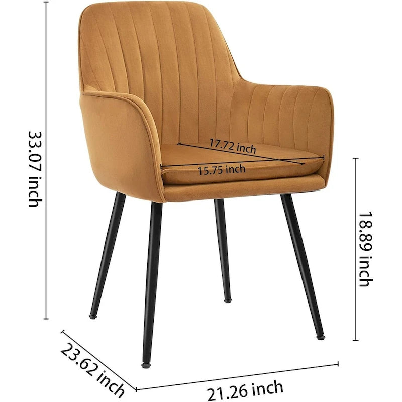 Modern Living Dining Room Accent Arm Chairs