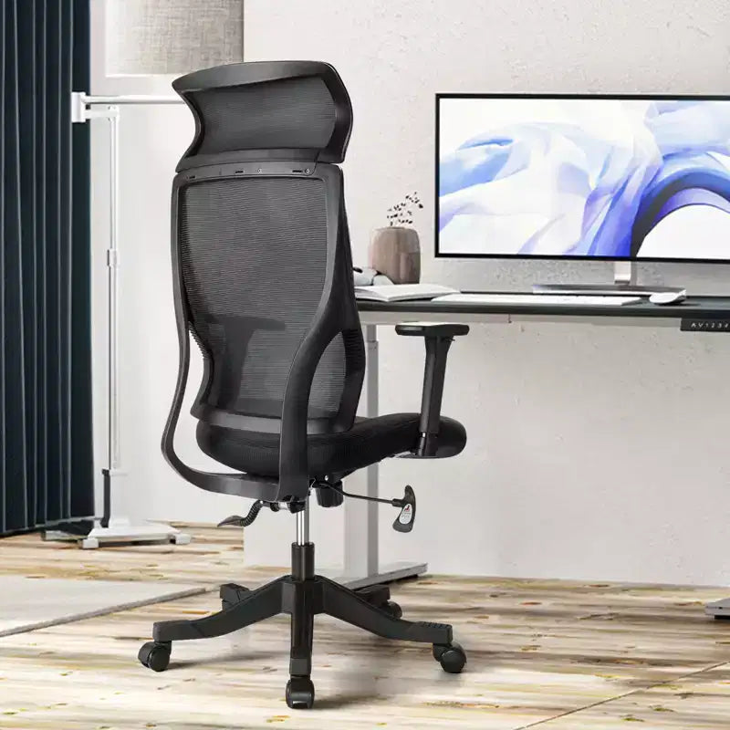 Ergonomic Mesh Office Chair with 3D Armrests Lumbar Headrest Support Adjustable Height Recline