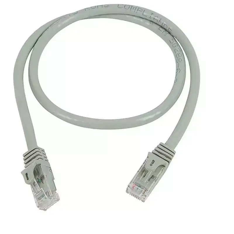 Monoprice Cat6 Ethernet Patch Cable - 0.5 Feet - Gray | Network Internet Cord - RJ45, Stranded, 550Mhz, UTP, Pure Bare Copper Wire, 24AWG - Flexboot