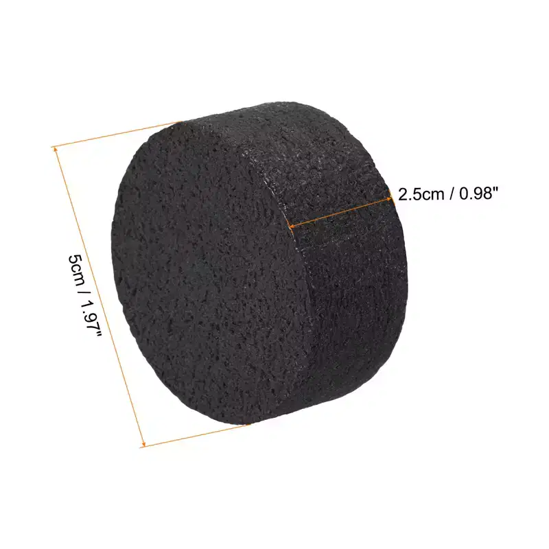 Unique Bargains Round Durable Fast Removes Dirt Pickleball Paddle Eraser 3 Pcs