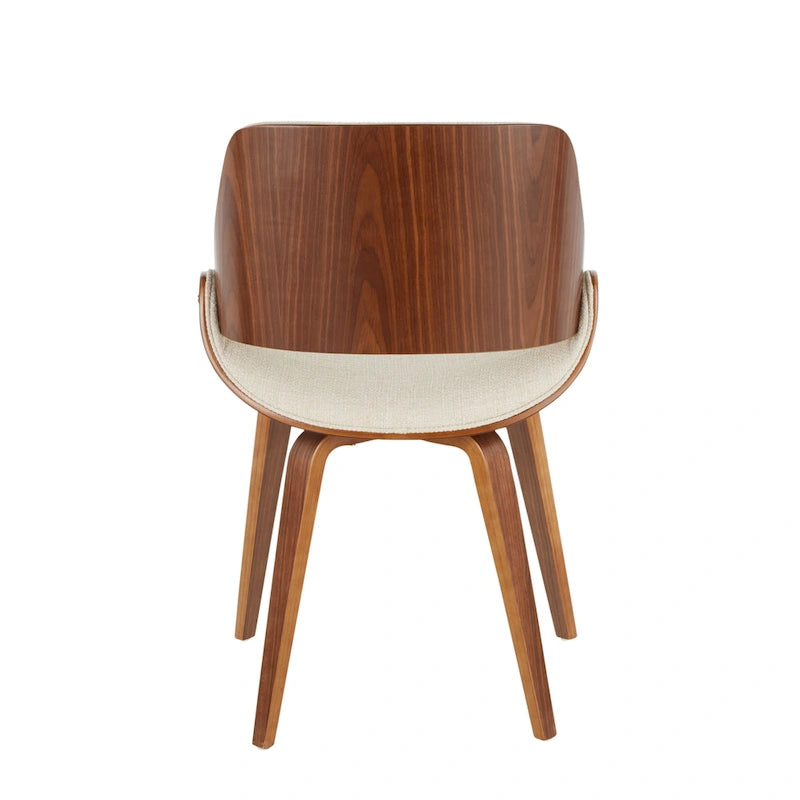 Mid-Century Modern Upholstered Dining Accent Chair