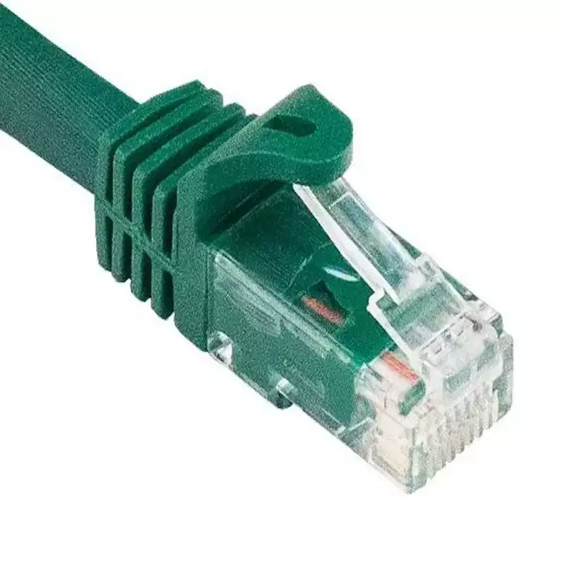 SANOXY Cables and Adapters; 2ft Cat6a 600 MHz UTP Snagless Ethernet Network Patch Cable, Green