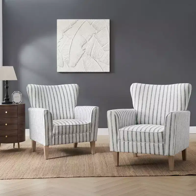 Set of 2 Rachel Armchair with Special Arms| ART OF LIVING DESIGNS