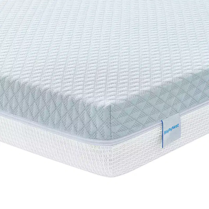 Mini Crib Mattress 38x24x4, Breathable Lyocell Washable Cover, Pack and Play Mattress with Comfort Gel Memory Foam
