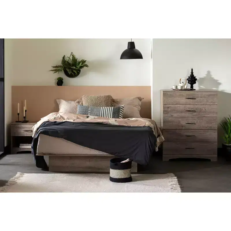 Step One 5 Drawer Chest Weathered Oak - South Shore