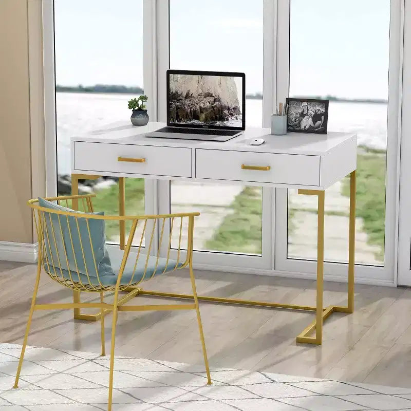 Lantine 40 Inch Modern Simple Computer Desk