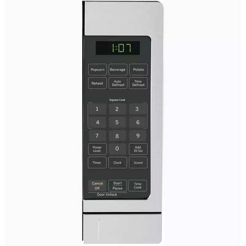 GE Appliances 0.7 cu ft Countertop Microwave Oven Stainless Steel