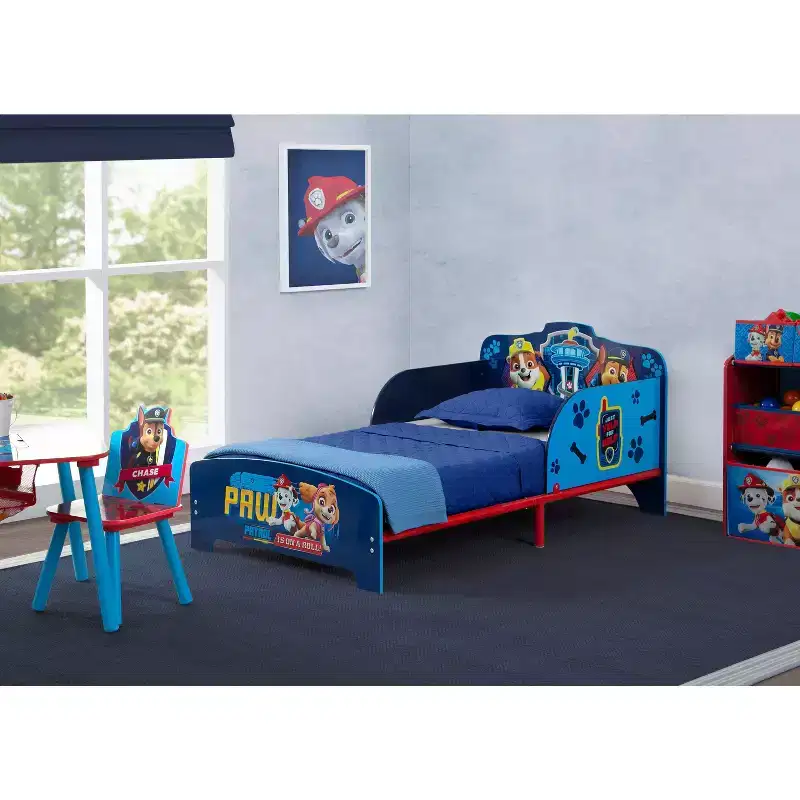 Delta Children PAW Patrol Wood & Metal Toddler Bed