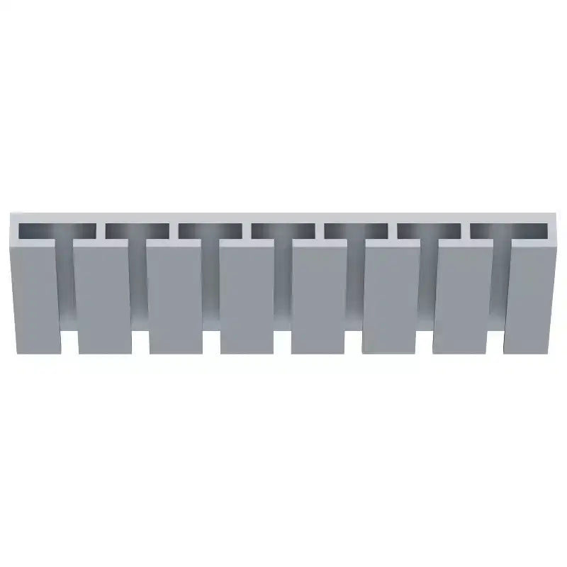 CASAINC 30 W x 1.5 H x 12 D Wine Glass Rack Hangers Under Cabinet, Solid Wood Frame, Water-Based Low-VOC Paint, RTA, Dove Gray