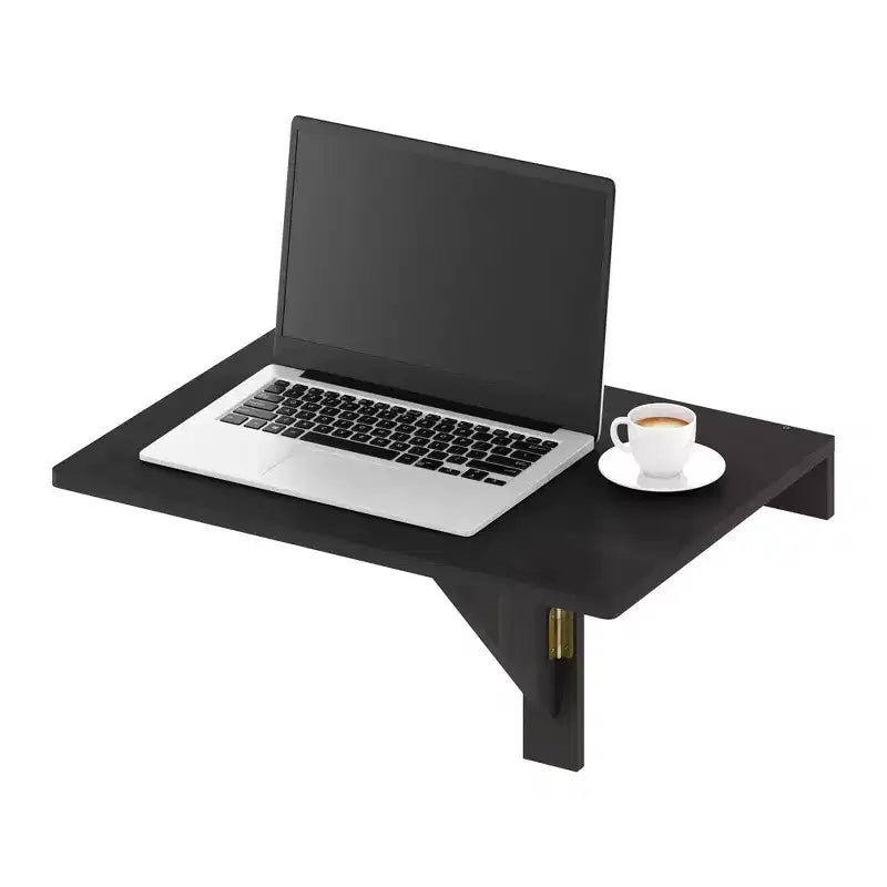 Furinno Wall Mounted Floating Computer Desk Home Office Study Table for Bathroom&Kitchen&Bedroom&Dining Room&Balcony,Espresso