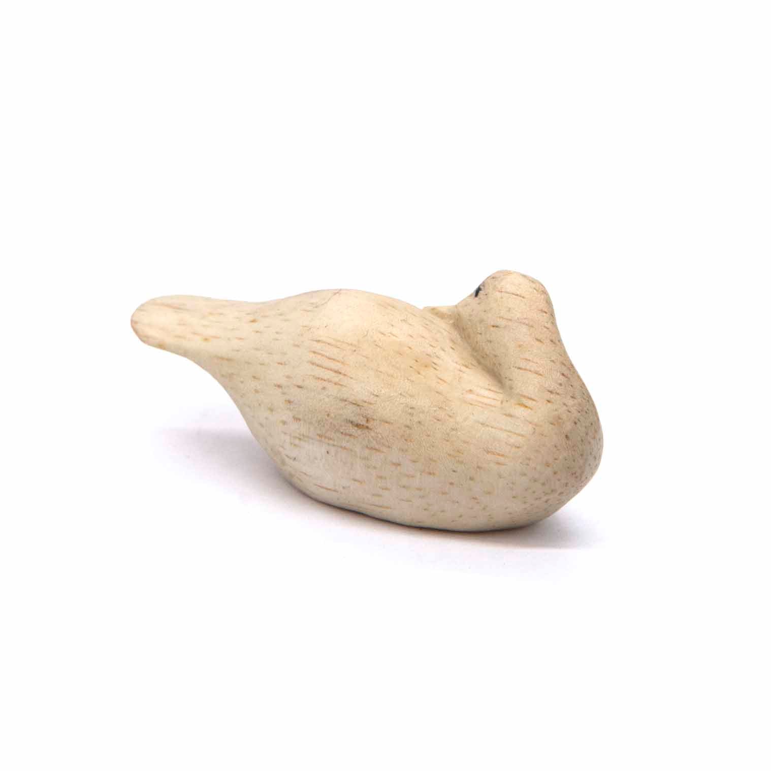 Sleeping Duck Carving in Albizia Wood