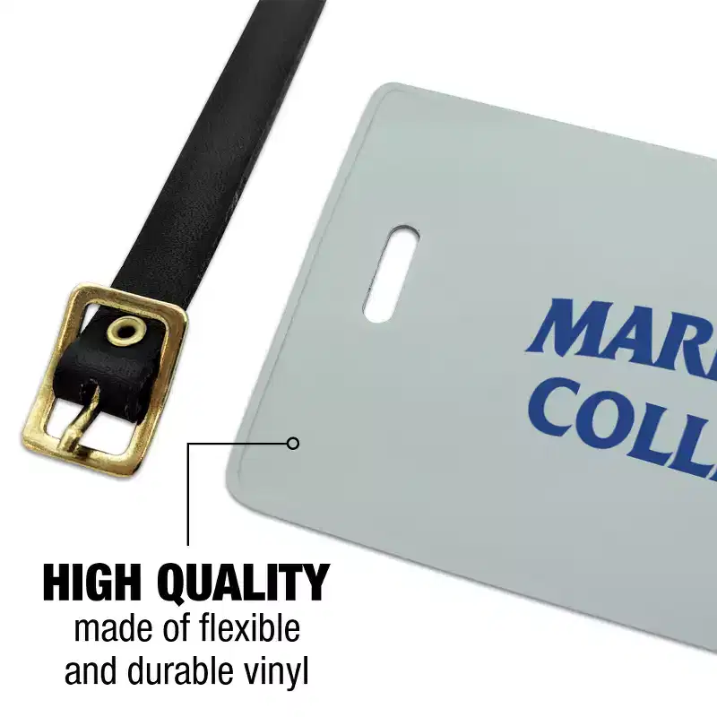 Marietta College Secondary Logo Luggage ID Tags Suitcase CarryOn Cards Set of 2