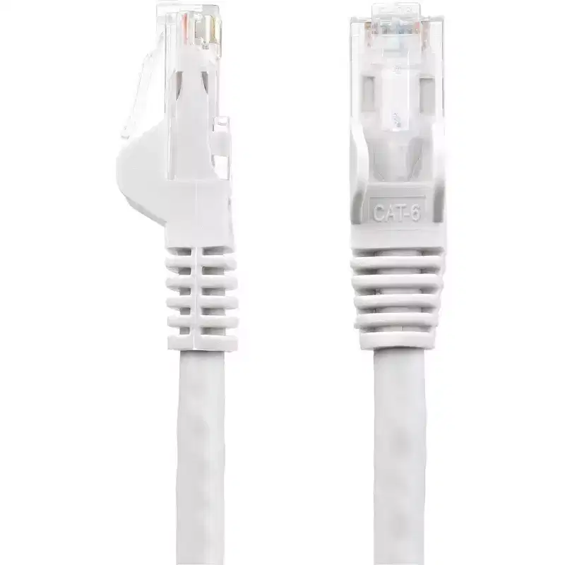StarTech.com 6 ft White Cat6 Ethernet Cable with Snagless RJ45 Connectors - N6PATCH6WH