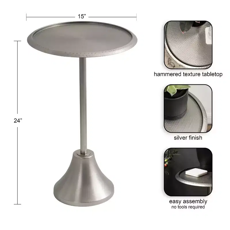 Kate and Laurel Sanzo Metal Side Table