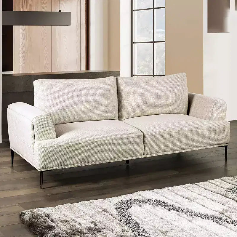 HOMES: Inside + Out Tubera 81" Sofa Chenille T Seat Cushion Upholstered Recliner with Extendable Back