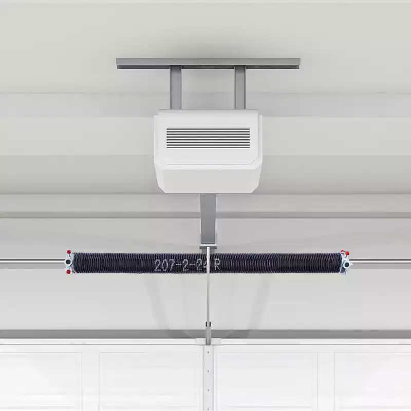 VEVOR Garage Door Torsion Springs, Pair of 0.207 x 2 x 24 in, 16000 Cycles, Electrophoresis Black Coated for Replacement, Garage Door Springs,Black