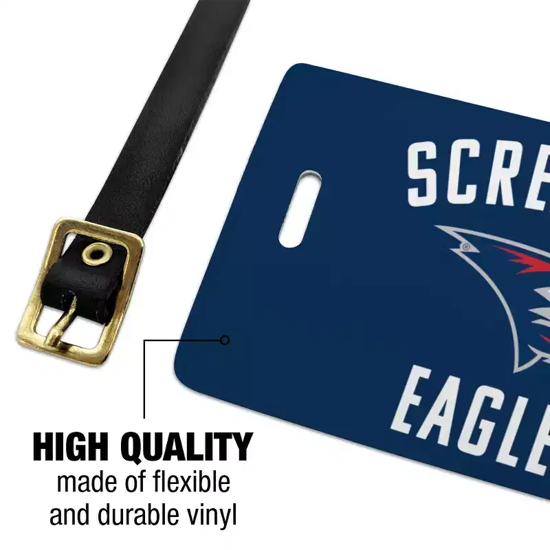 Southern Indiana Screaming Eagles Logo Luggage ID Tags Suitcase CarryOn Cards Set of 2