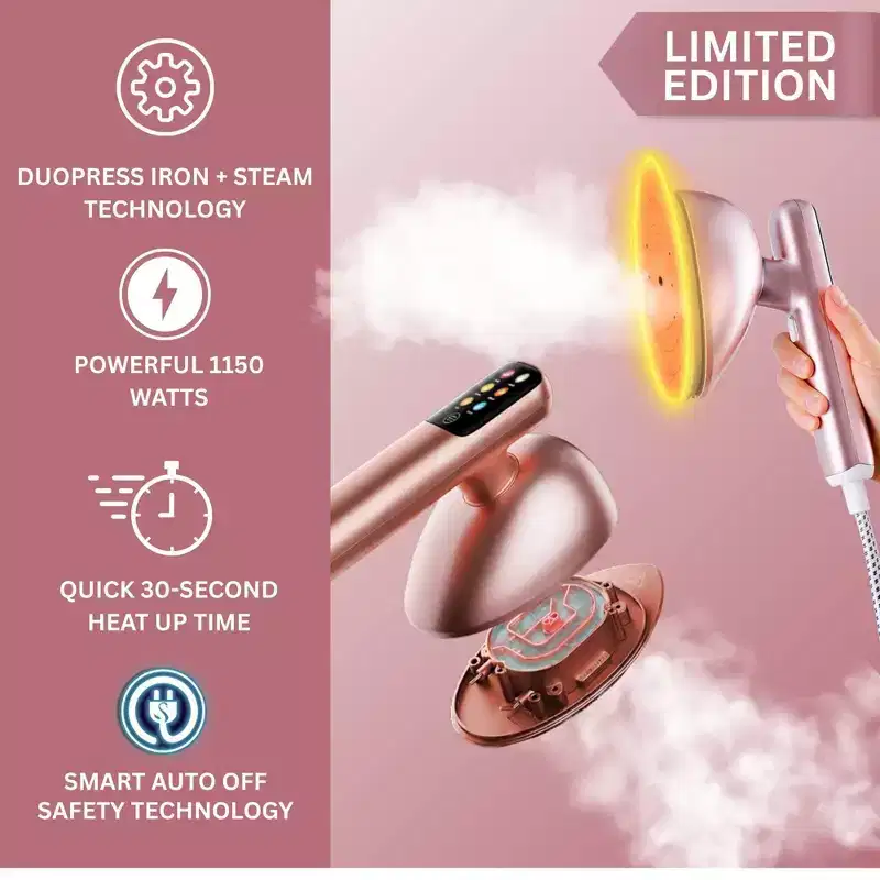 SALAV Deluxe Duopress Steam Station Gold