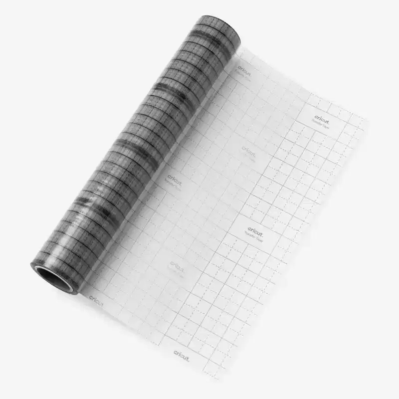 Cricut Linerless Transfer Tape 15' Transparent: Vinyl Transfer, Compatible with Cricut Tools, PET Material, Clear, 13" Width