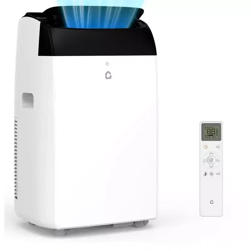 GustoWave 12000 BTU Portable Air Conditioner, 3-IN-1 Smart AC Units with Remote Control for Rooms up to 550 Sq.ft