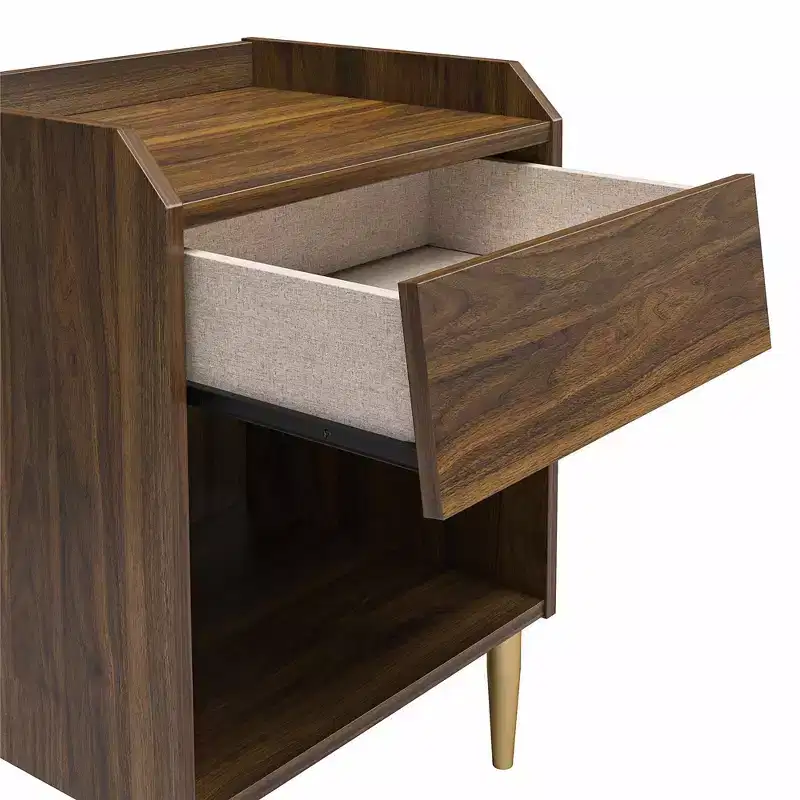 Max & Finn Remy Nightstand, Walnut