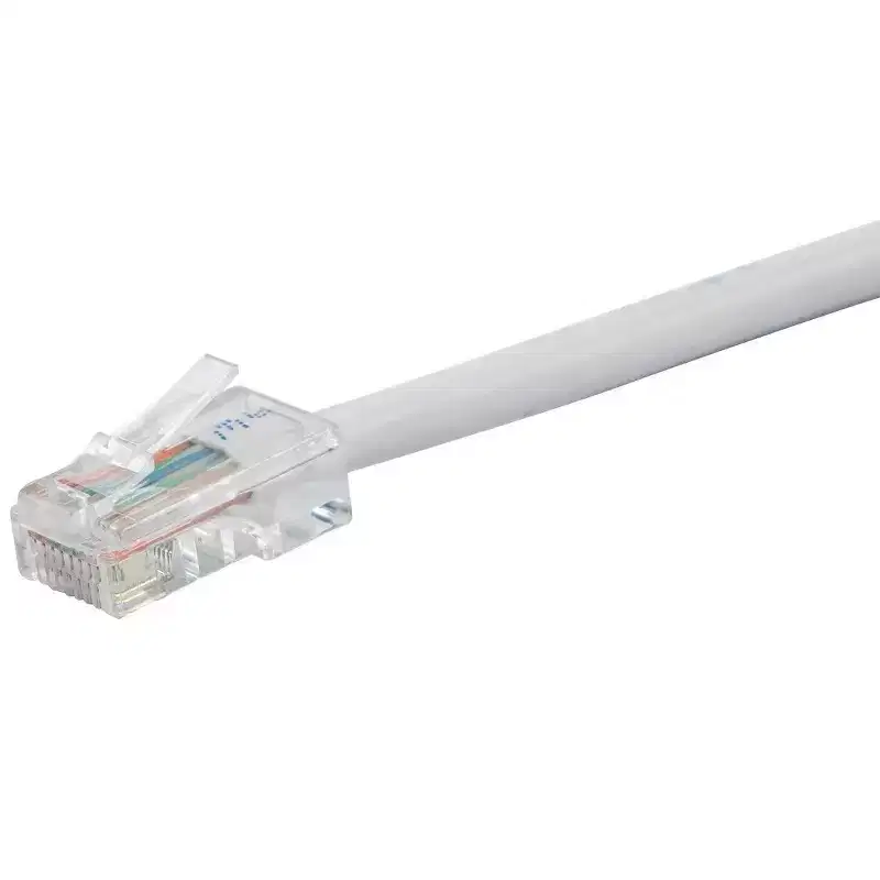 Monoprice Cat6 Ethernet Patch Cable - 7 Feet - White | Network Internet Cord - RJ45, Stranded, 550Mhz, UTP, Pure Bare Copper Wire, 24AWG - Zeroboot