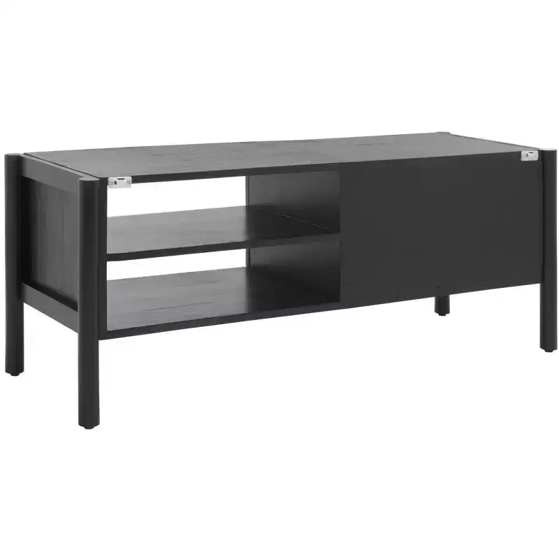 Errington 2 Shelf Media Stand - MED9000 - Black/Natural - Safavieh