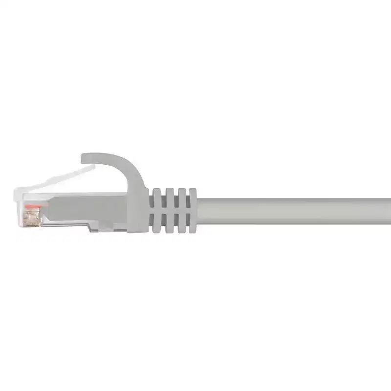Monoprice Cat6 Ethernet Patch Cable - 10 Feet - Gray | Network Internet Cord - RJ45, Stranded, 550Mhz, UTP, Pure Bare Copper Wire, 24AWG - Flexboot