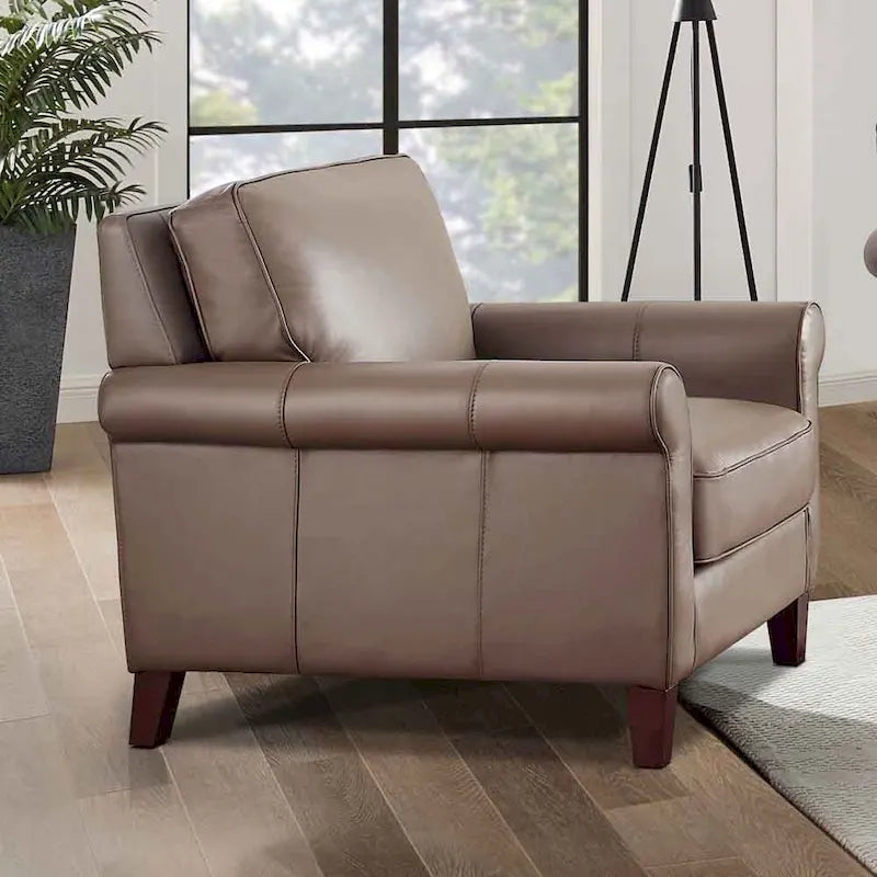 Hydeline Laguna Top Grain Leather Sofa Set, Sofa and Chair - Sofa, Chair