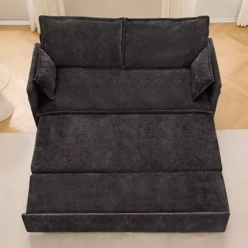 Whisen Pull Out Sofa Bed, Convertible Sleeper Sofa Couch with Side Storage and USB/C-TYPE Charging Ports