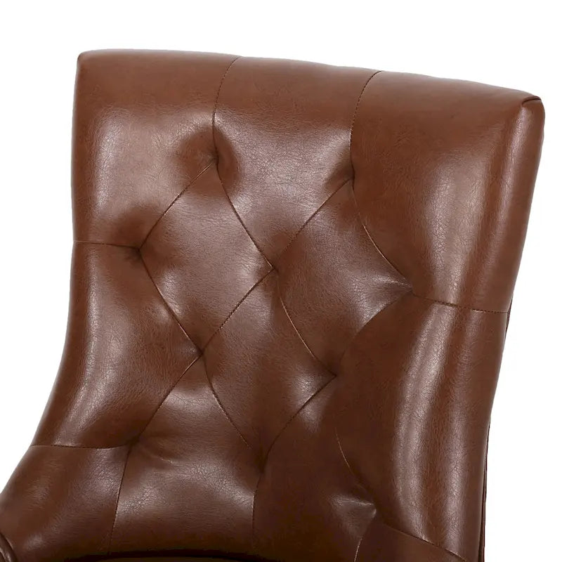 Cheney Tufted Dining Chairs (Set of 6) by Christopher Knight Home