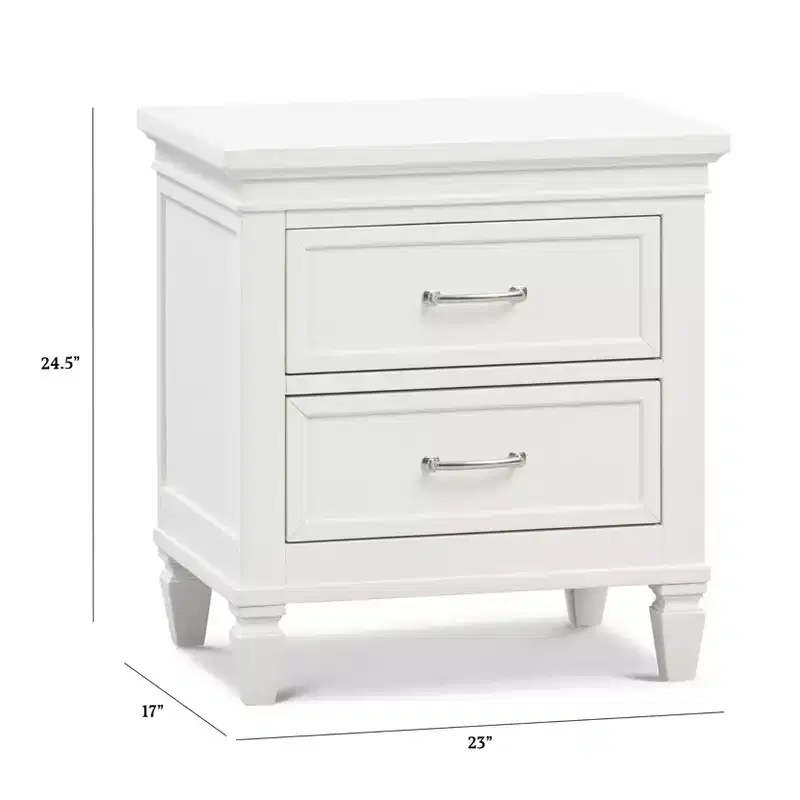 Namesake Darlington Assembled Nightstand - Warm White