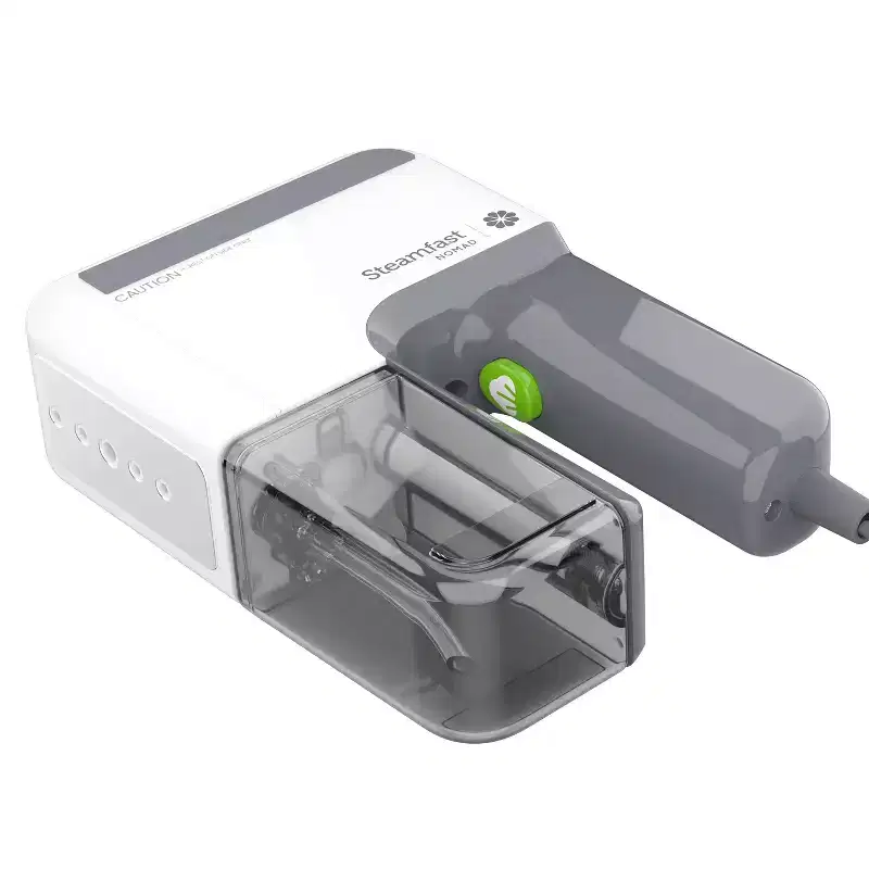 SteamFast Nomad Handheld Travel Garment Steamer: Portable Iron for Clothes, 800W, Automatic Shut-Off, 5oz Tank Capacity