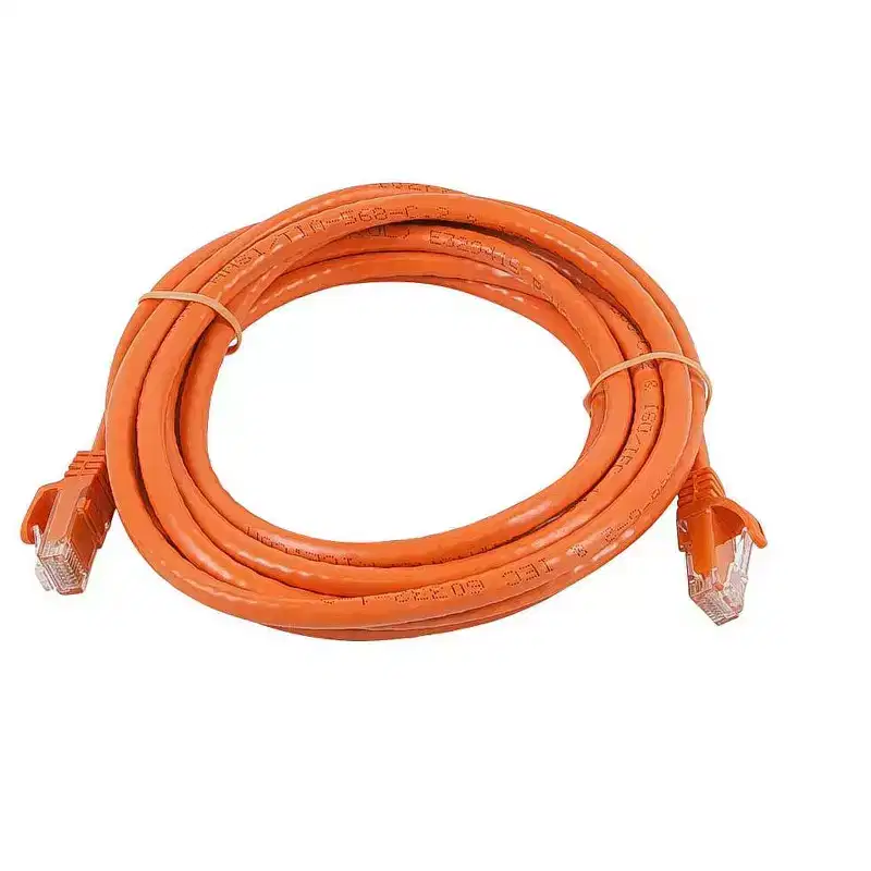 Monoprice Cat6 Ethernet Patch Cable - 14 Feet - Orange | Network Internet Cord - Snagless RJ45, Stranded, 550Mhz, UTP, Pure Bare Copper Wire, 24AWG -