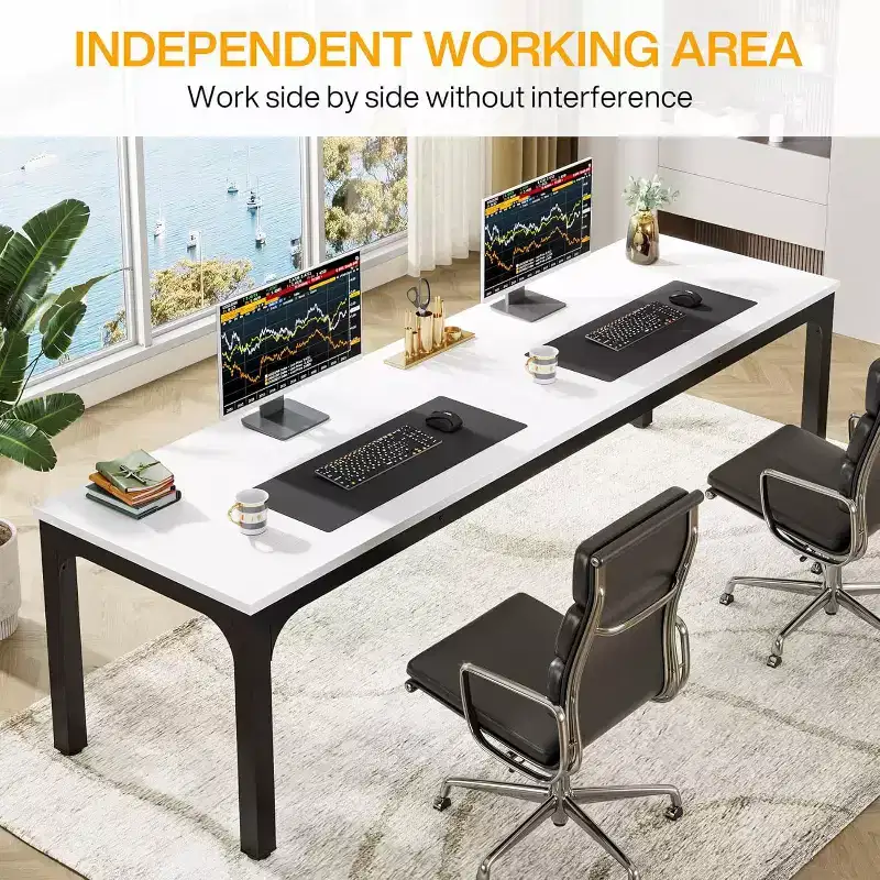 Lantine 78.7 Inches Extra Long Computer Desk