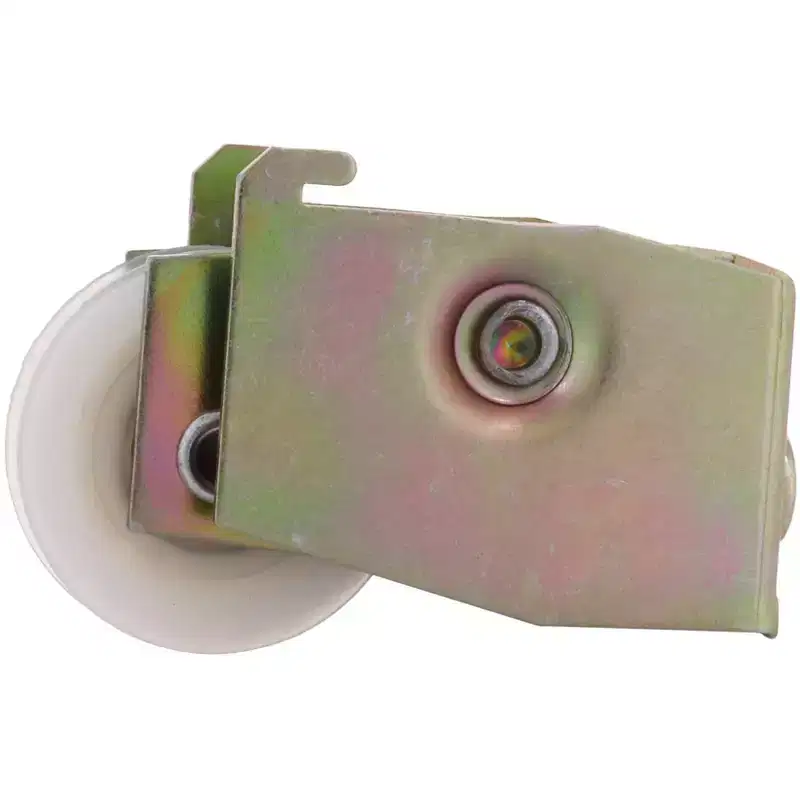 Brixwell Patio Door Roller Assembly Nylon Wheel Material, 1-1/2 Wheel Size, Stamped Steel Housing, 2-3/16 Length, Dichromatic Housing Finish
