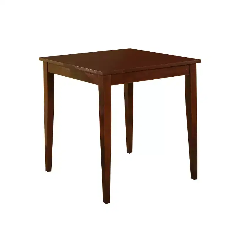 Kings Brand Furniture 3-Piece Solid Wood Dining Set Cappuccino