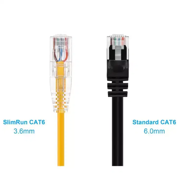 Monoprice Cat6 Ethernet Patch Cable - 3 Feet - Yellow | Network Internet Cord - Snagless RJ45 Stranded 550MHz UTP CMR Riser Rated Pure Bare Copper