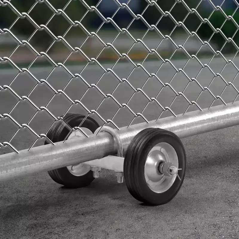 VEVOR Sliding Gate Kit,6 Rolling Gate Hardware Kit,Universal Sliding Gate Rollers Track Wheels,liding Gate Guide Roller,600lbs Load,Black&Silver