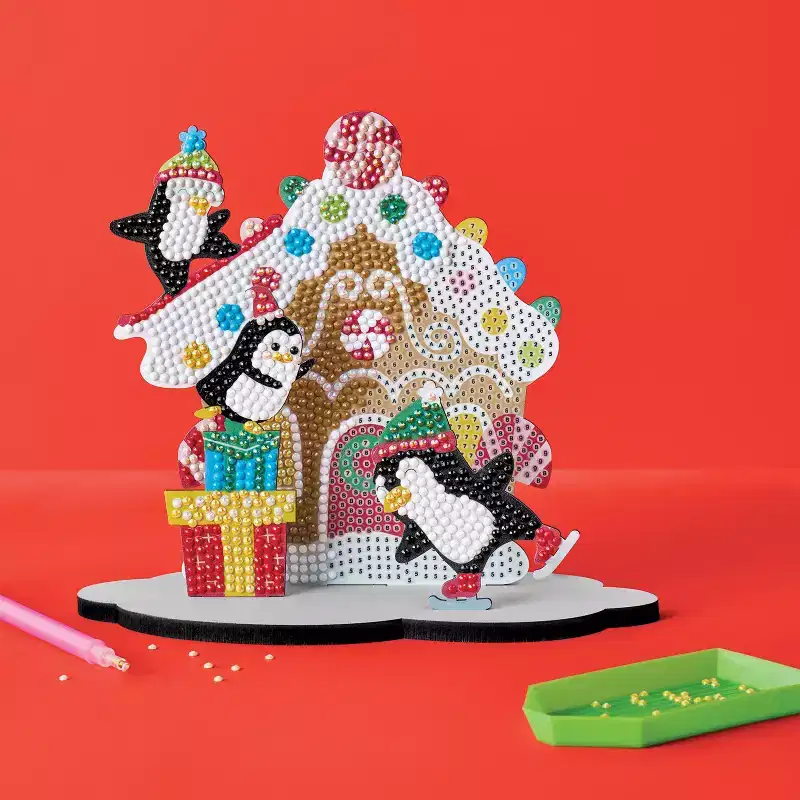 Christmas Craft Gem Art Holiday Scene - Mondo Llama™