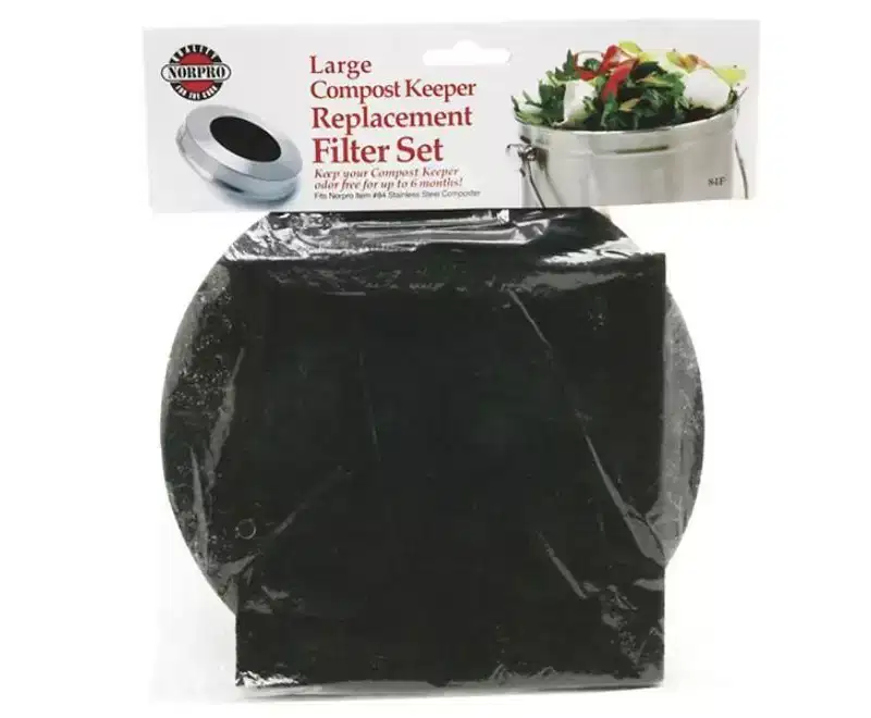 Norpro Replacement Filters for #84 1.5 Gallon Stainless Steel Compost Keeper