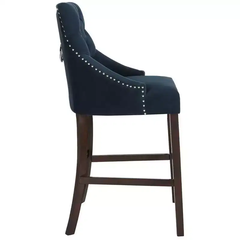 Eleni Tufted Wing Back Bar Stool (Set Of 2) - BST6304 - Safavieh