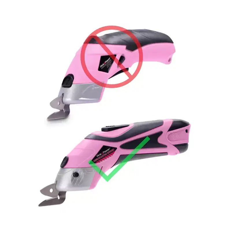 Pink Power Replacement Blade for Pink Power HG2043 Pink Cordless Scissors (PPD Blade: 2 Pack)