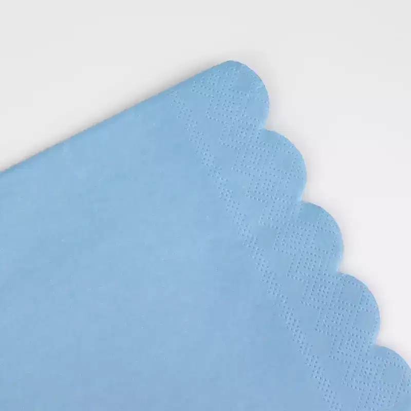Meri Meri Cornflower Blue Small Napkins (Pack of 16)
